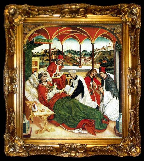 framed  POLACK, Jan The Death of St Corbinian, ta009-2